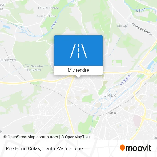 Rue Henri Colas plan