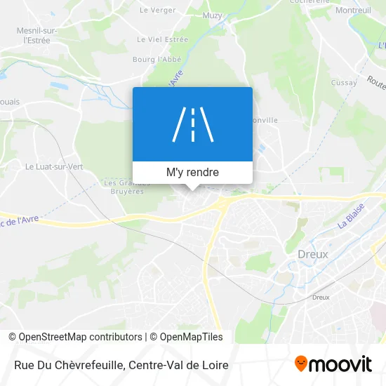Rue Du Chèvrefeuille plan