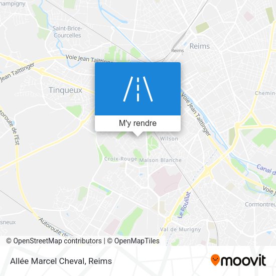 Allée Marcel Cheval plan