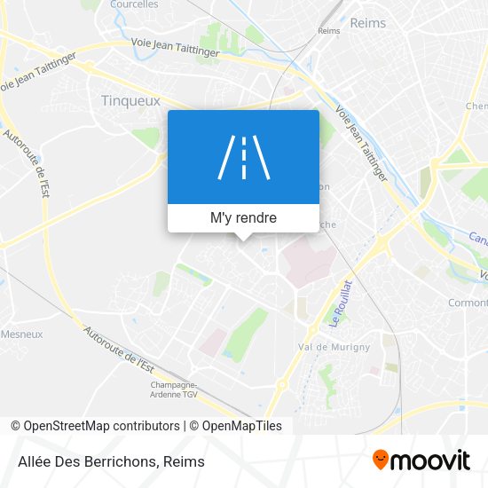 Allée Des Berrichons plan