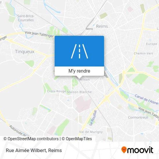 Rue Aimée Wilbert plan