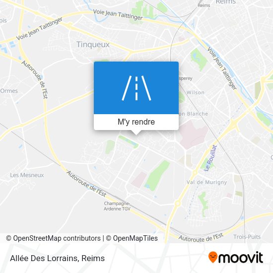 Allée Des Lorrains plan