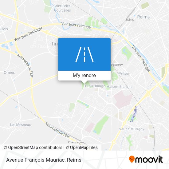 Avenue François Mauriac plan