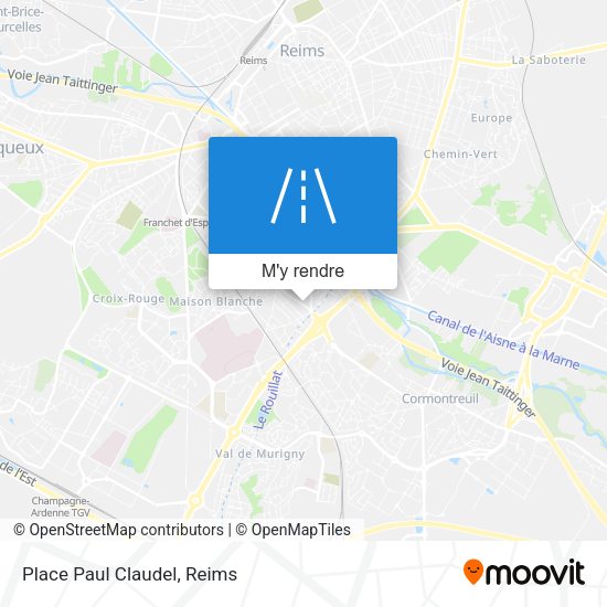 Place Paul Claudel plan