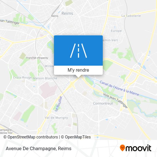 Avenue De Champagne plan
