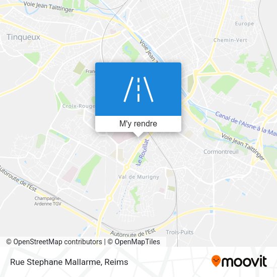 Rue Stephane Mallarme plan