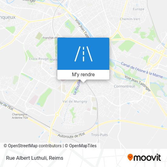 Rue Albert Luthuli plan