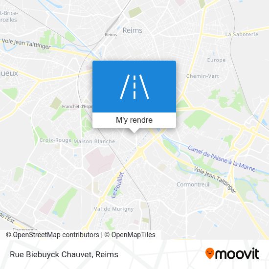 Rue Biebuyck Chauvet plan
