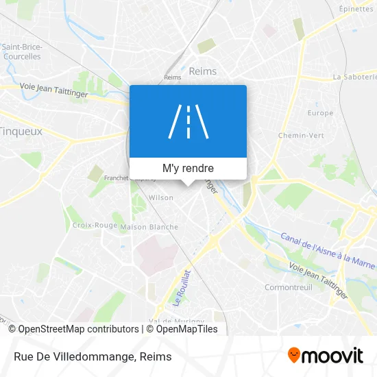 Rue De Villedommange plan