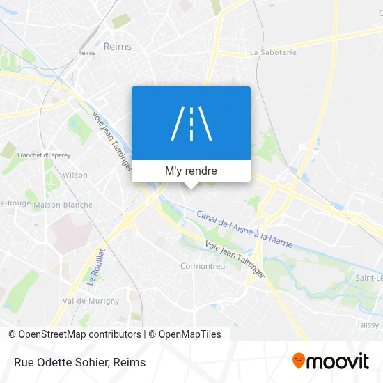 Rue Odette Sohier plan