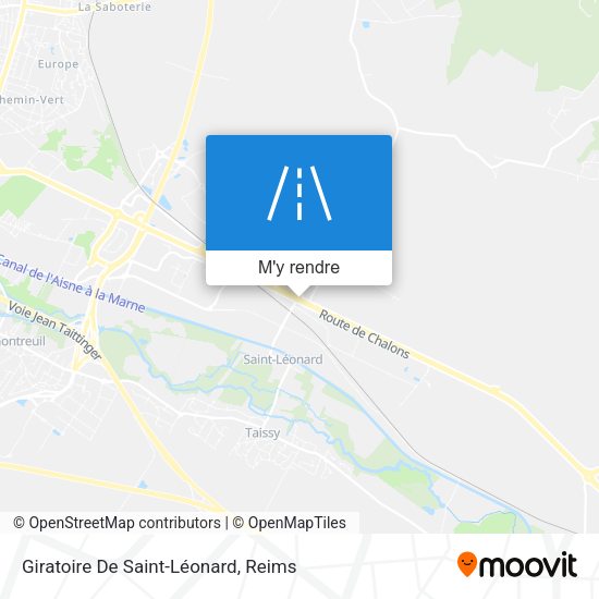 Giratoire De Saint-Léonard plan
