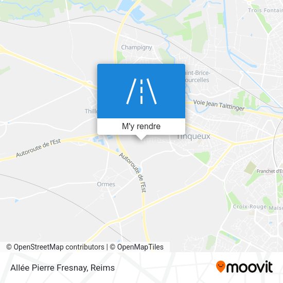 Allée Pierre Fresnay plan