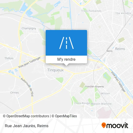 Rue Jean Jaurès plan
