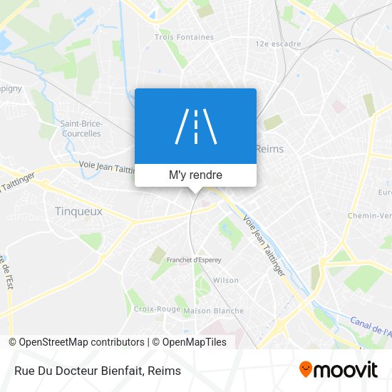 Rue Du Docteur Bienfait plan