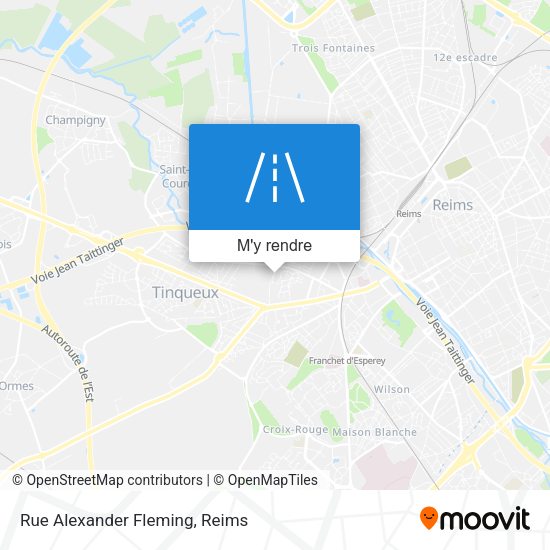 Rue Alexander Fleming plan