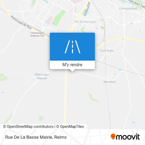 Rue De La Basse Mairie plan