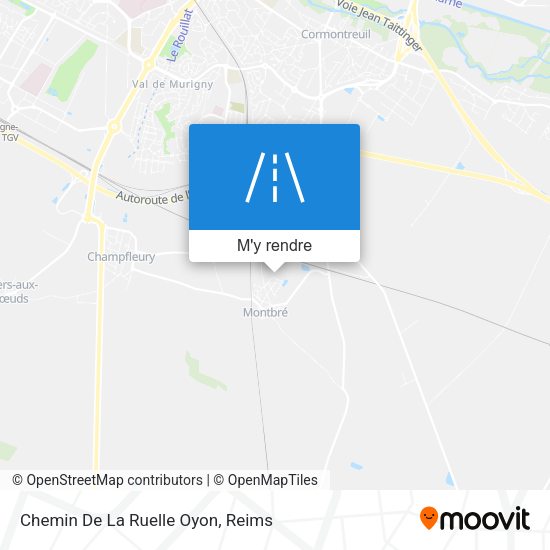 Chemin De La Ruelle Oyon plan