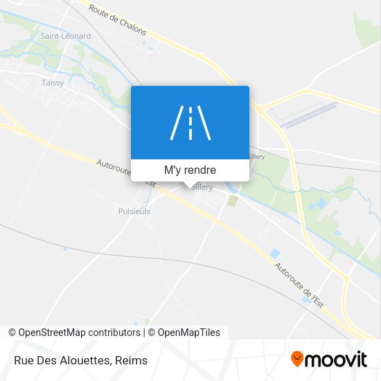 Rue Des Alouettes plan