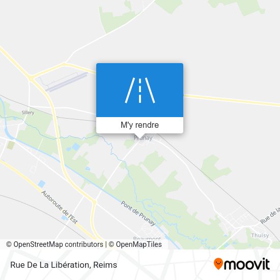 Rue De La Libération plan