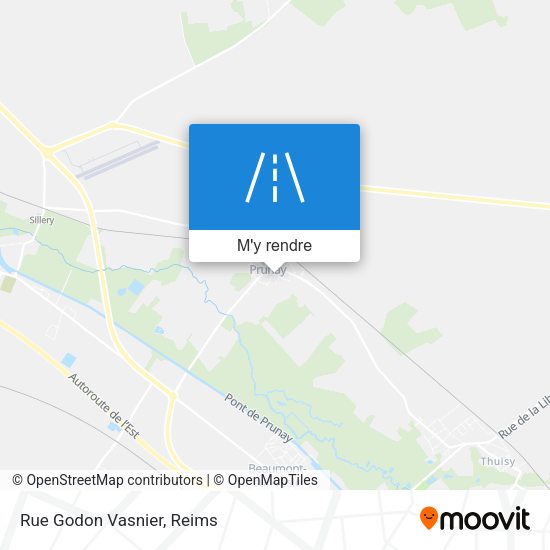 Rue Godon Vasnier plan