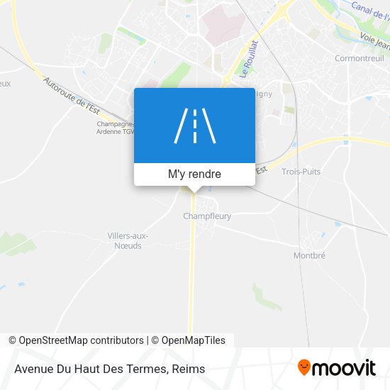Avenue Du Haut Des Termes plan