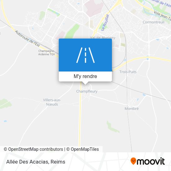 Allée Des Acacias plan