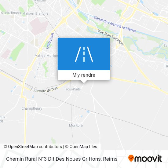 Chemin Rural N°3 Dit Des Noues Griffons plan