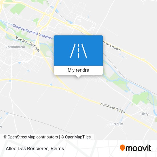 Allée Des Roncières plan