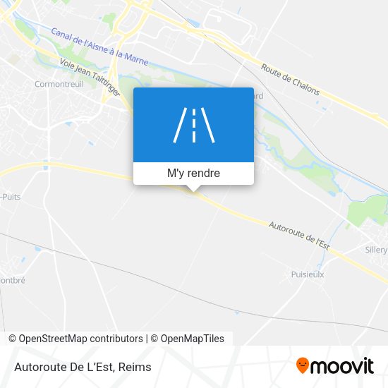 Autoroute De L’Est plan