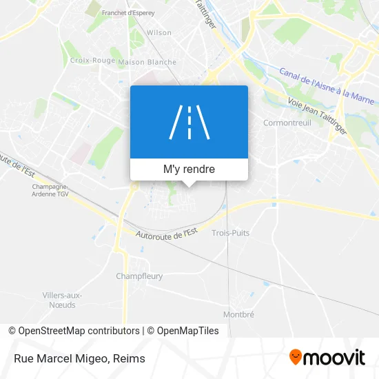 Rue Marcel Migeo plan