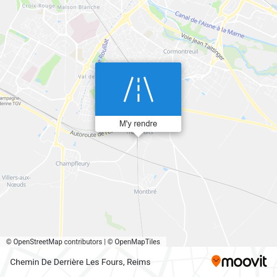 Chemin De Derrière Les Fours plan
