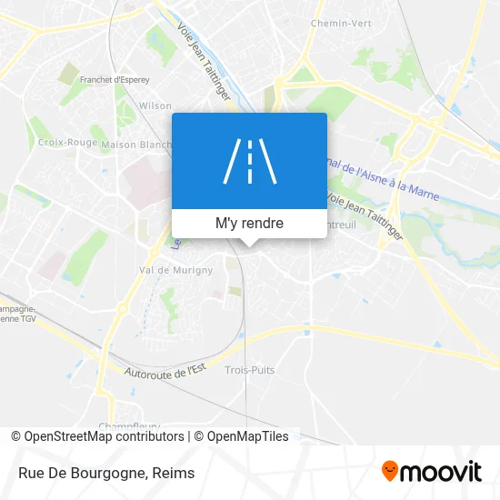 Rue De Bourgogne plan