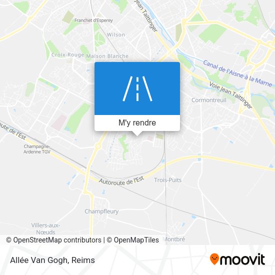 Allée Van Gogh plan