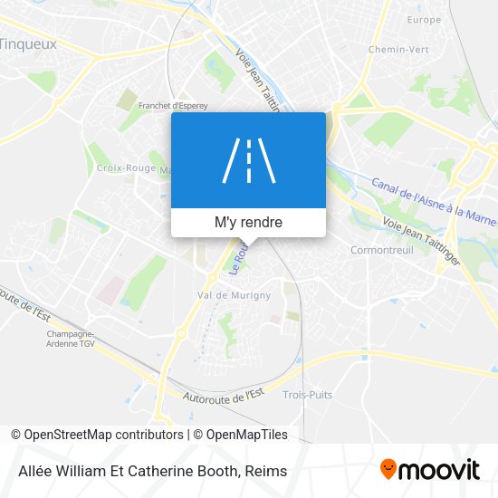 Allée William Et Catherine Booth plan