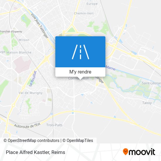 Place Alfred Kastler plan