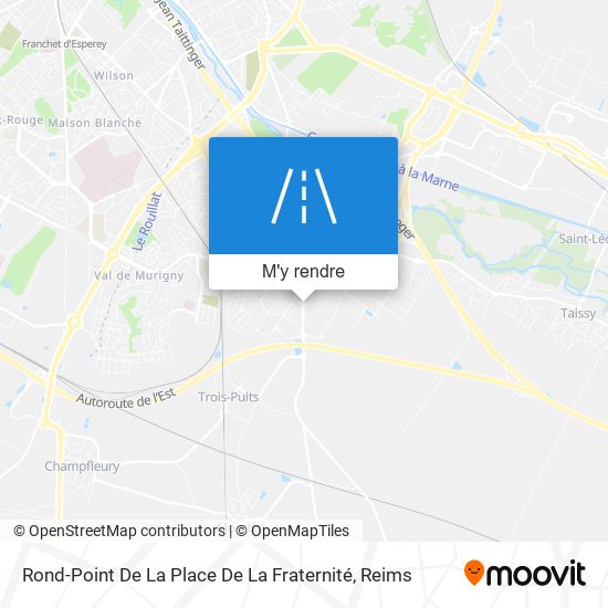 Rond-Point De La Place De La Fraternité plan