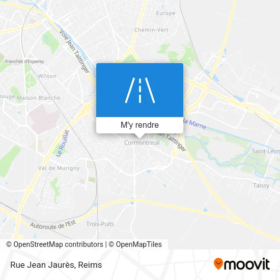 Rue Jean Jaurès plan