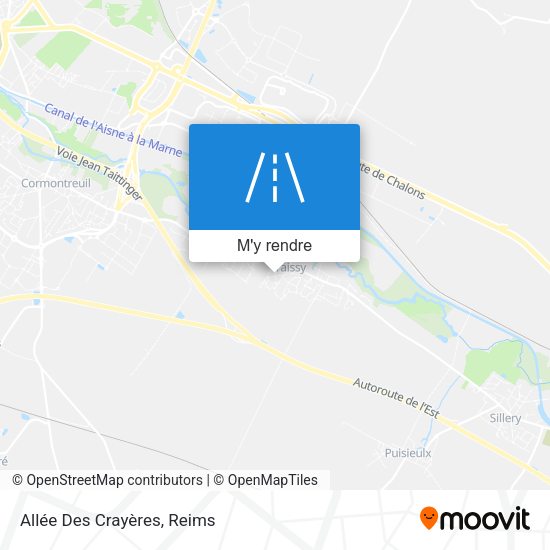 Allée Des Crayères plan