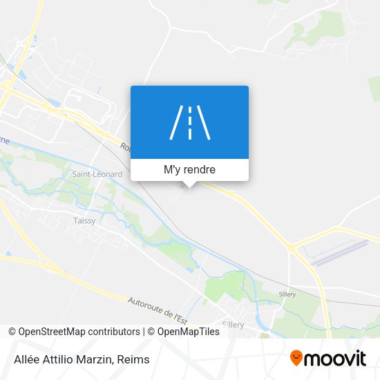 Allée Attilio Marzin plan