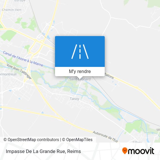 Impasse De La Grande Rue plan