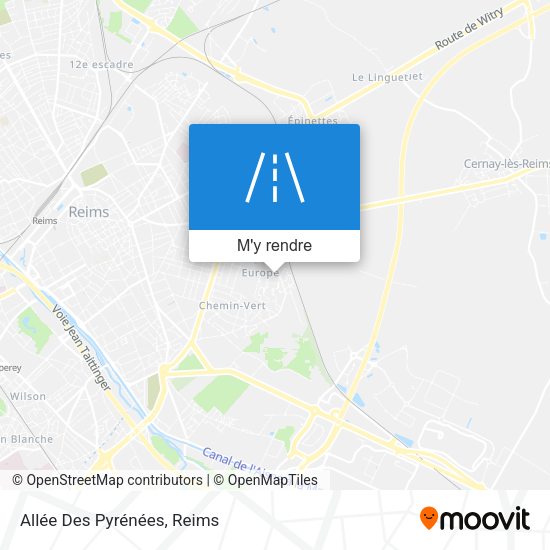 Allée Des Pyrénées plan