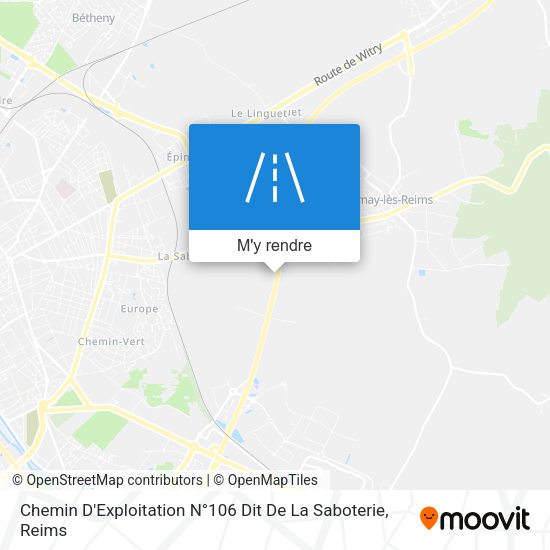 Chemin D'Exploitation N°106 Dit De La Saboterie plan