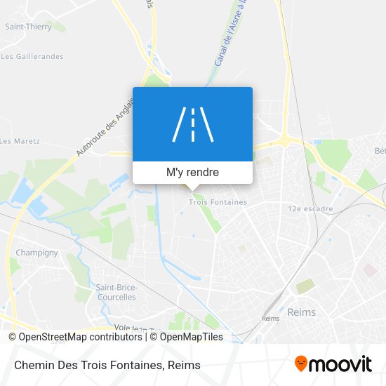 Chemin Des Trois Fontaines plan