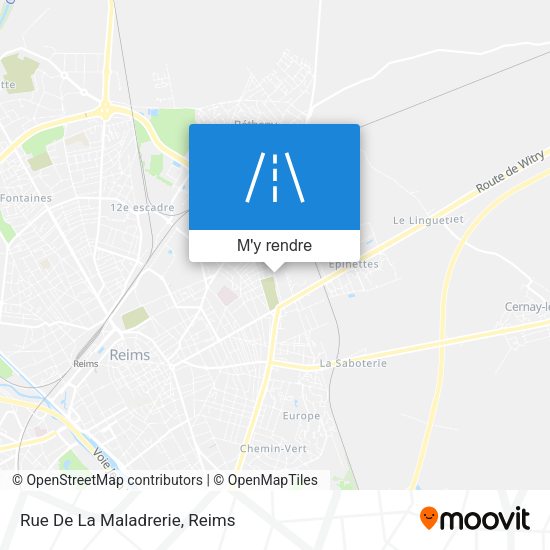 Rue De La Maladrerie plan