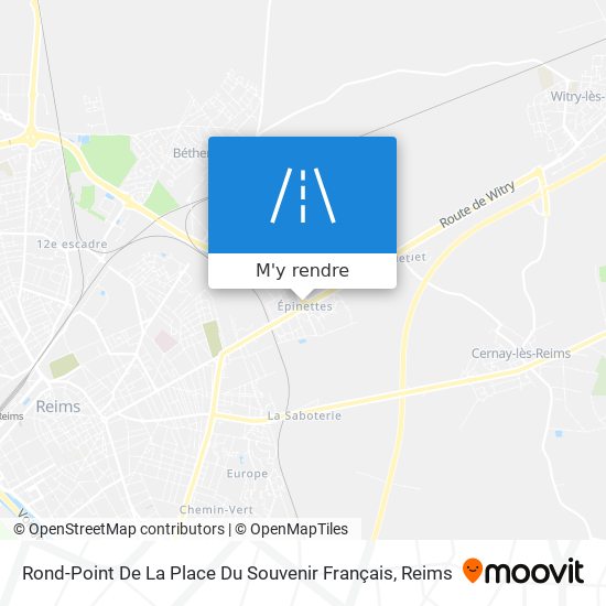 Rond-Point De La Place Du Souvenir Français plan