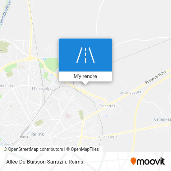 Allée Du Buisson Sarrazin plan