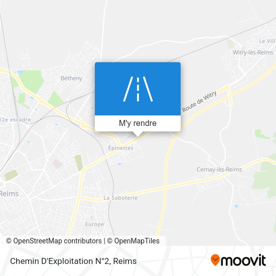 Chemin D'Exploitation N°2 plan