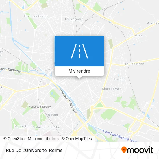 Rue De L'Université plan