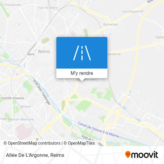 Allée De L'Argonne plan