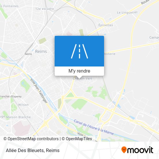 Allée Des Bleuets plan
